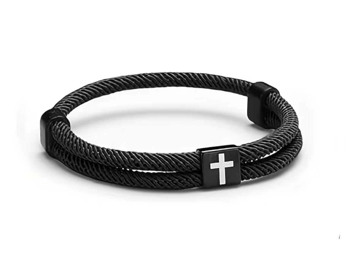 Pulsera negra ✝️