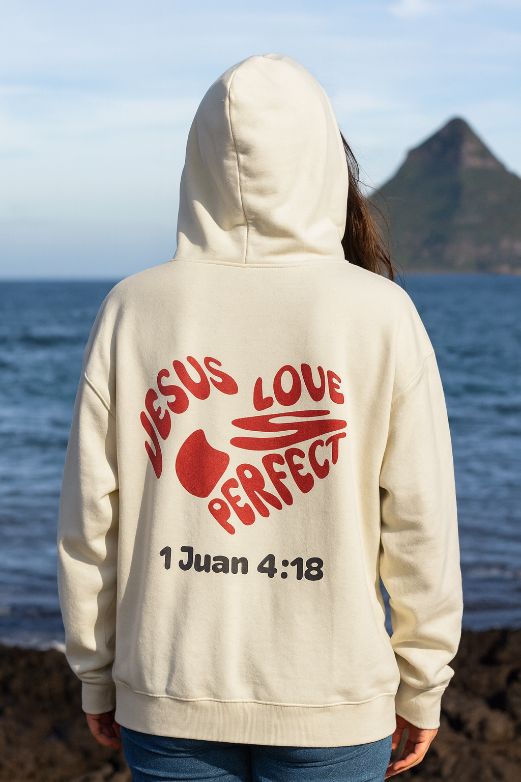 Hoodie 1 Juan 4:18 ❤️