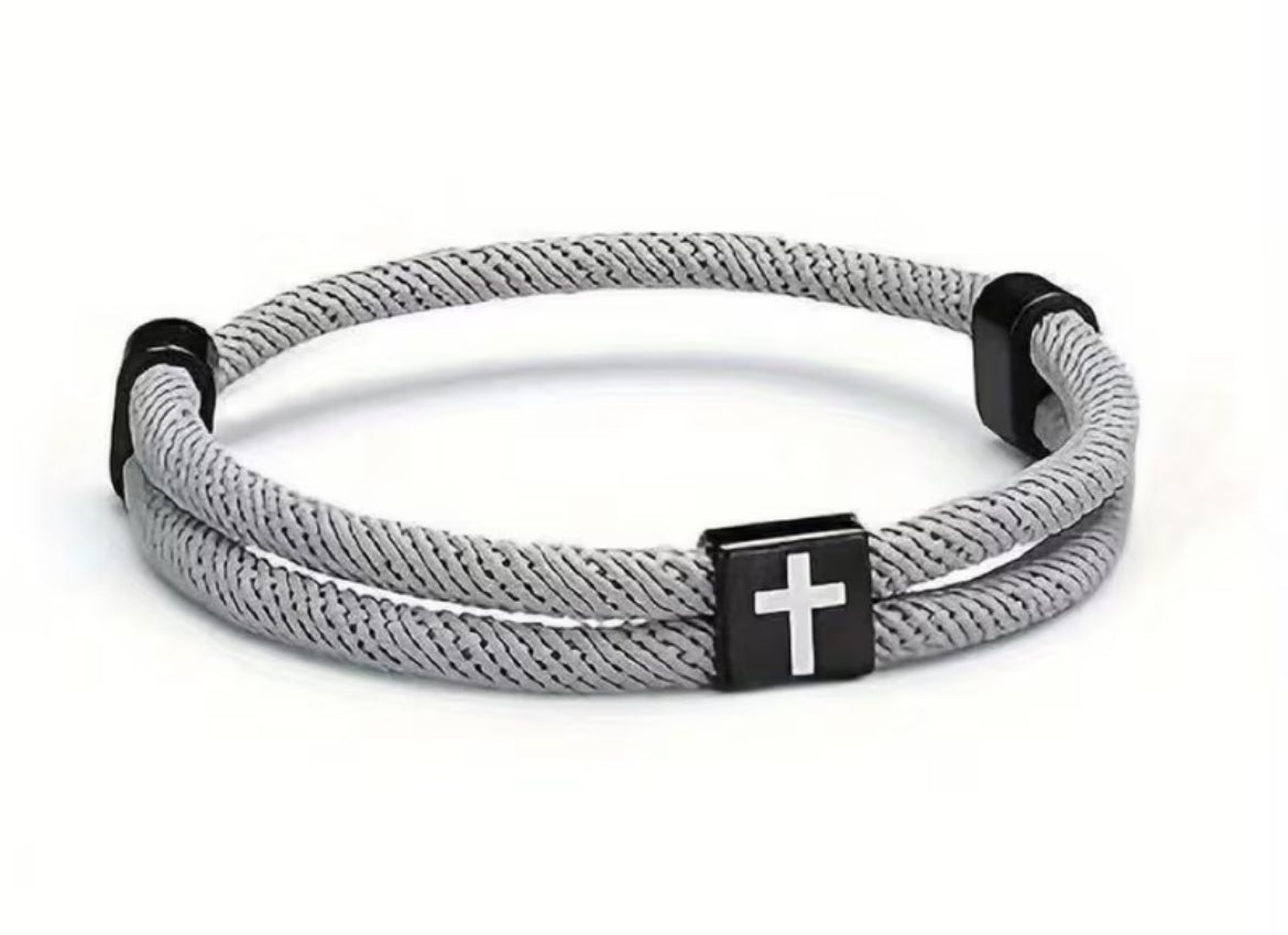 Pulsera gris ✝️